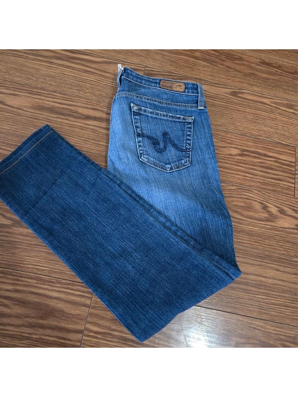 AG Adriano Goldschmied Classic Blue Straight Leg Jeans